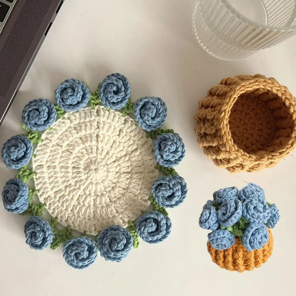 Rose Bouquet Handmade Blanket